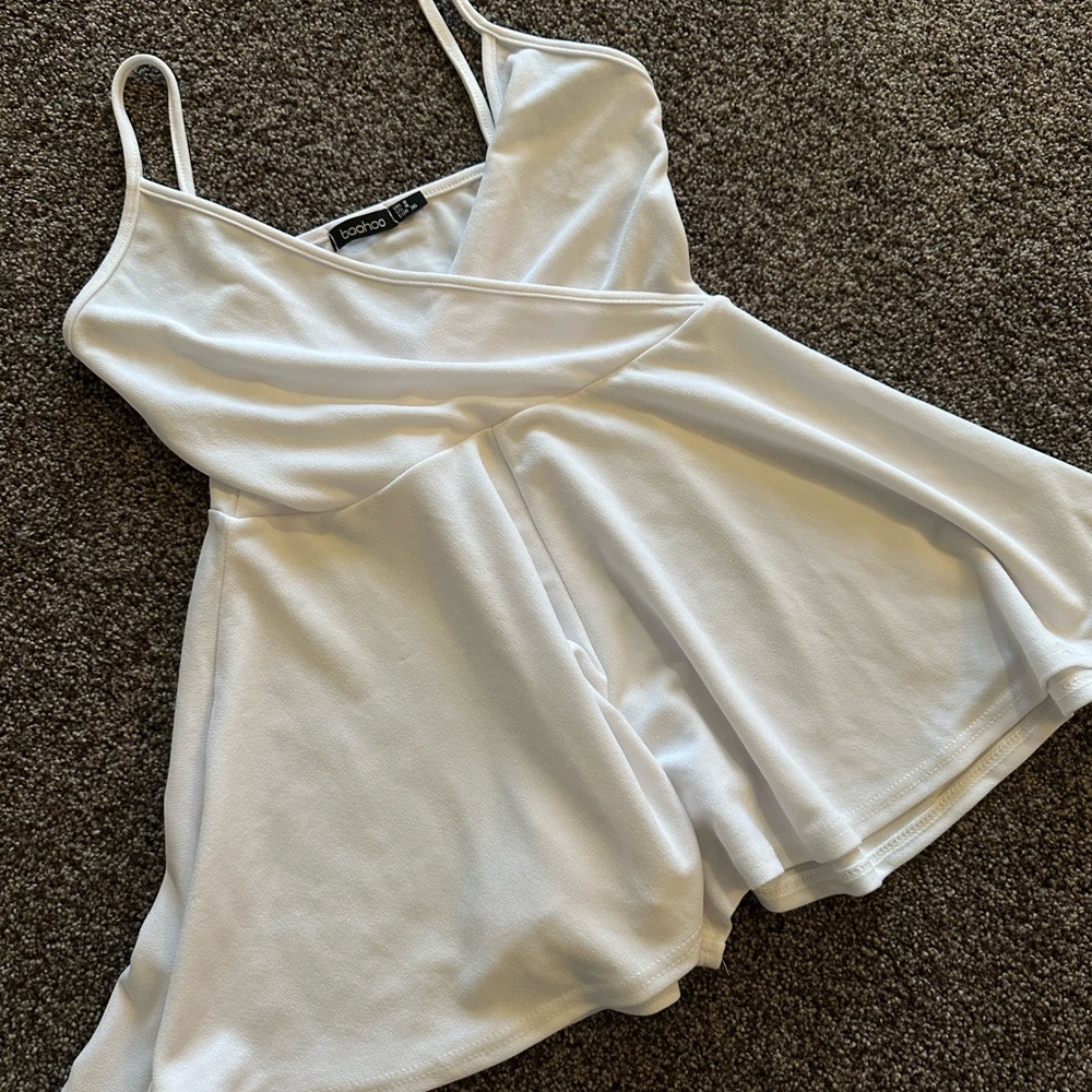 Boohoo Basic Cami Wrap Playsuit - image 3
